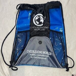 Cheerleading Worlds String Backpack Bag